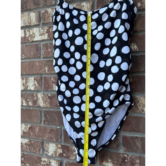 La Blanca one piece swimwear size 14 polka dots new without tag and in excellent - Picture 10 of 11